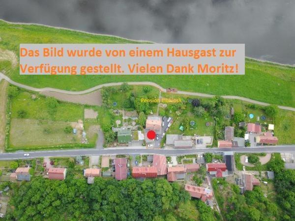 Pension Elbkiosk Kleinzadel Bagian luar foto